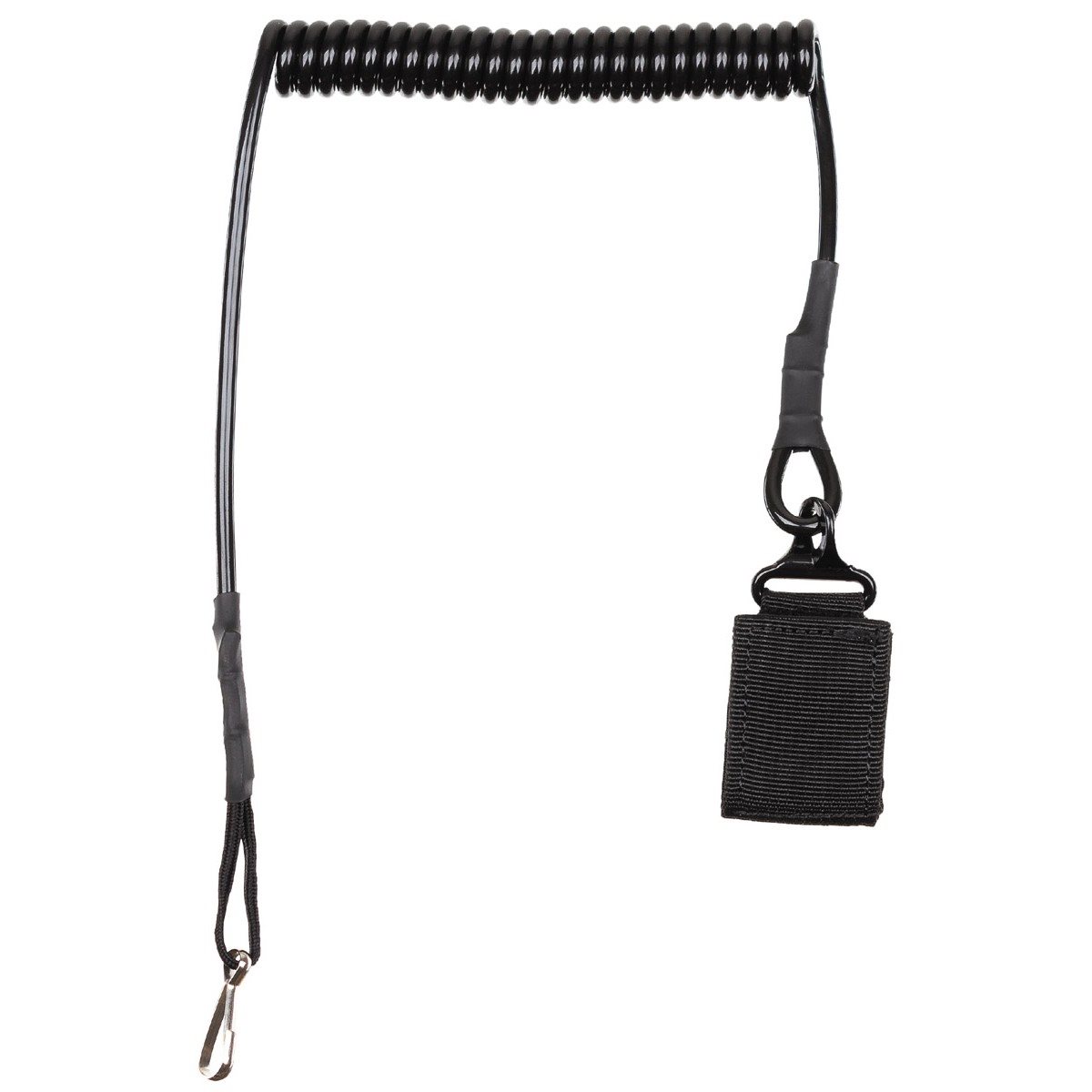 Mfh Cable MFH câble (téléphonique) de sécurité pour arme NOIR | MILITARY RANGE FR