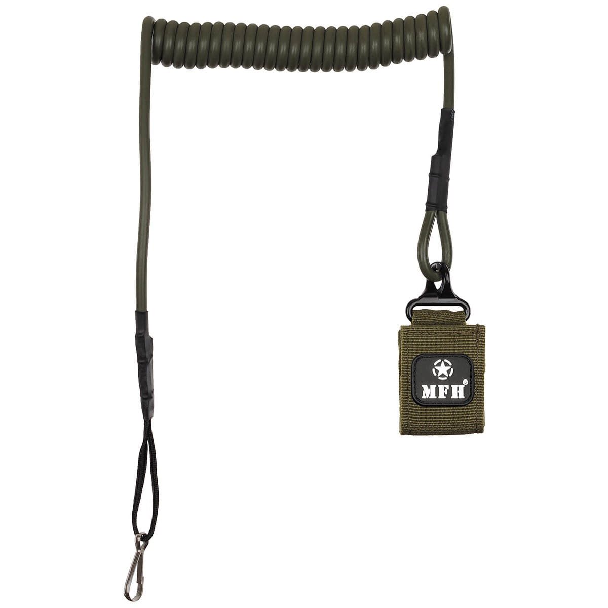 Mfh Cable MFH câble (téléphonique) de sécurité pour arme VERDO | MILITARY RANGE FR