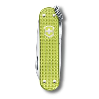 Couteau de poche CLASSIC SD ALOX 58 mm LIME TWIST VICTORINOX 0.6221.241G 4