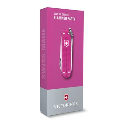 Couteau de poche CLASSIC SD ALOX 58 mm FLAMINGO PARTY VICTORINOX 0.6221.251G 2