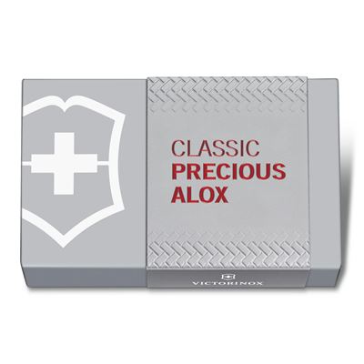 Couteau de poche CLASSIC SD ALOX PRECIOUS ROUGE VICTORINOX 0.6221.401G 6