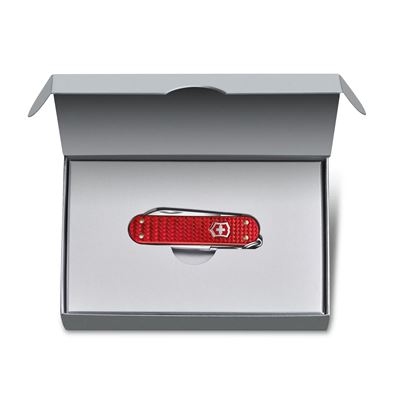 Couteau de poche CLASSIC SD ALOX PRECIOUS ROUGE VICTORINOX 0.6221.401G 7