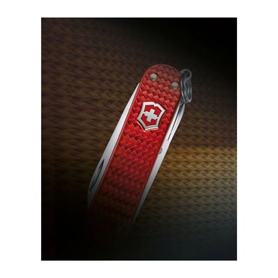 Couteau de poche CLASSIC SD ALOX PRECIOUS ROUGE VICTORINOX 0.6221.401G 3