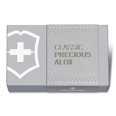 Couteau de poche CLASSIC SD ALOX PRECIOUS INFINITE GRAY VICTORINOX 0.6221.4031G 5