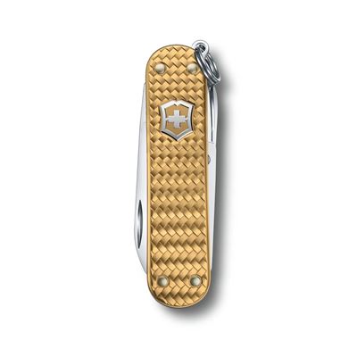 Couteau de poche CLASSIC SD ALOX PRECIOUS BRASS GOLD VICTORINOX 0.6221.408G 4