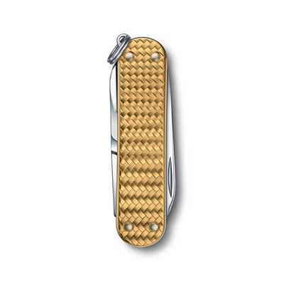 Couteau de poche CLASSIC SD ALOX PRECIOUS BRASS GOLD VICTORINOX 0.6221.408G 5