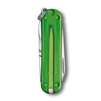 Couteau de poche CLASSIC SD 58 mm transparent GREEN TEA VICTORINOX 0.6223.T41G 4