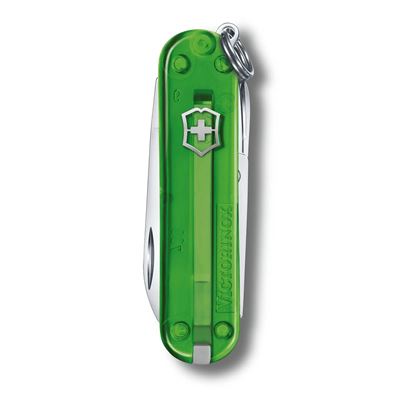 Couteau de poche CLASSIC SD 58 mm transparent GREEN TEA VICTORINOX 0.6223.T41G 2
