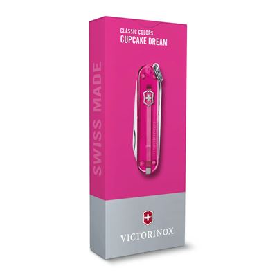 Couteau de poche CLASSIC SD 58 mm transparent CUPCAKE DREAM VICTORINOX 0.6223.T5G 3