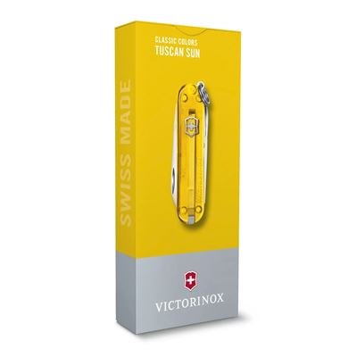 Couteau de poche CLASSIC SD 58 mm transparent TUSCAN SUN VICTORINOX 0.6223.T81G 3