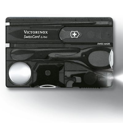 Carte SwissCard LITE NOIRE transparente