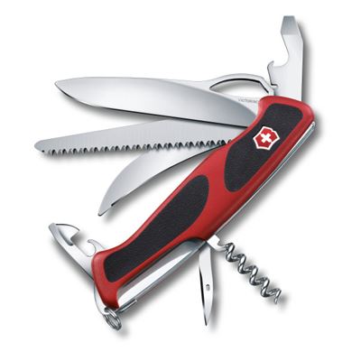 Couteau de poche RangerGrip 57 HUNTER 130 mm ROUGE