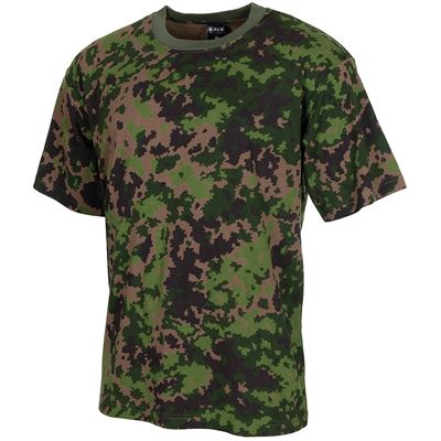 T-shirt à manches courtes camouflage finlandais M05 tarn