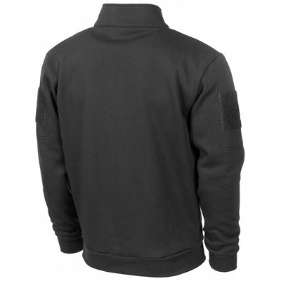 Sweat à capuche zippé TACTICAL NOIR MFH 00630A 3