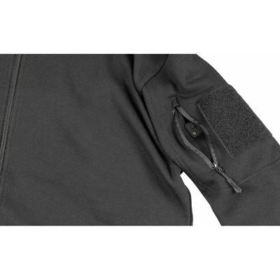 Sweat à capuche zippé TACTICAL NOIR MFH 00630A 2