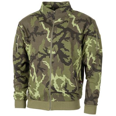 Sweat à capuche zippé TACTICAL camouflage vz.95 Les