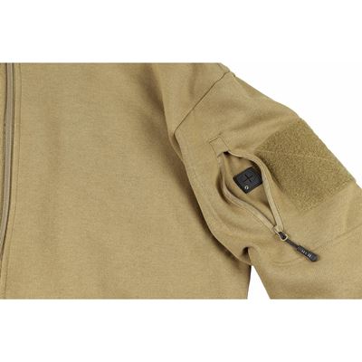 Sweat à capuche zippé TACTICAL COYOTE MFH 00630R 3