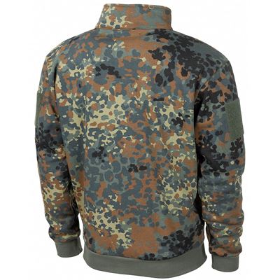 Sweat à capuche zippé TACTICAL camouflage FLECKTARN MFH 00630V 2