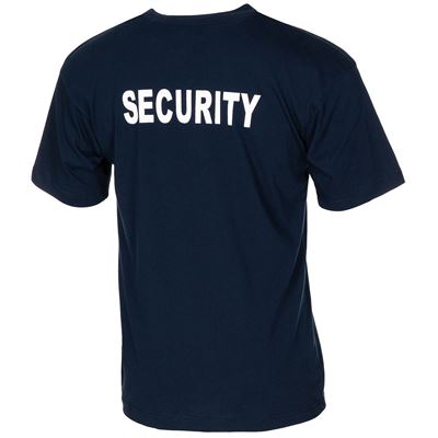 T-shirt SECURITY à manches courtes BLEU MFH 00855G 2