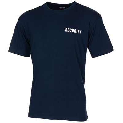 T-shirt SECURITY à manches courtes BLEU