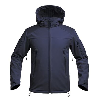 Veste FIGHTER V2 softshell avec capuche BLEUE