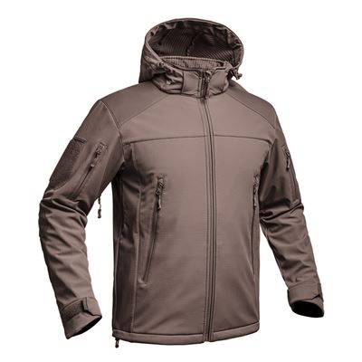Veste FIGHTER V2 softshell avec capuche MARRON A10 EQUIPMENT 01.201619 4