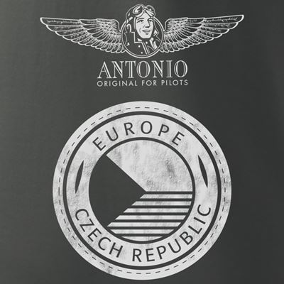 T-shirt AEROCLUB GRIS-BLEU ANTONIO® 01103103 3