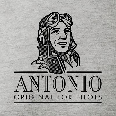 T-shirt avec le planeur DISCUS-2 GRIS ANTONIO® 011041041 3