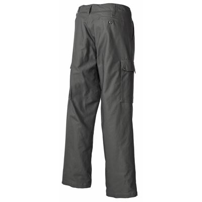 Pantalon BW en moleskine doublé VERT MFH 01155B 3