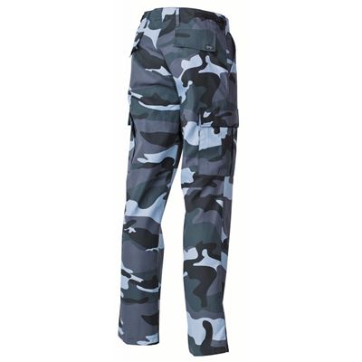 Pantalon coupe américaine BDU SKY BLUE CAMO MFH 01324X 3