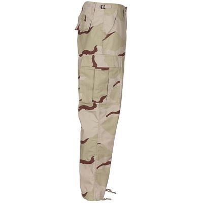 Pantalon coupe américaine BDU rip-stop 3-COL DESERT MFH 01334Z 3