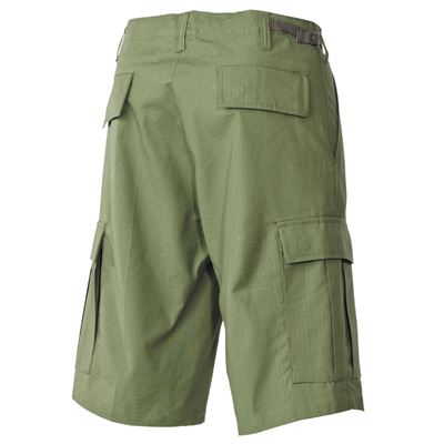 Short coupe américaine BDU rip-stop VERT MFH 01512B 3