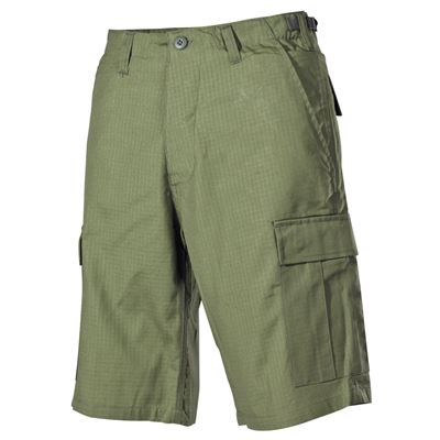 Short coupe américaine BDU rip-stop VERT