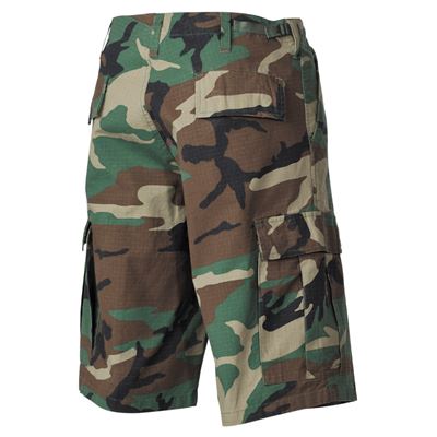 Short américain coupe BDU rip-stop délavé WOODLAND MFH 01512S 3