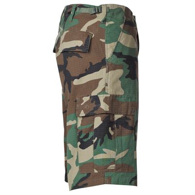 Short américain coupe BDU rip-stop délavé WOODLAND MFH 01512S 2