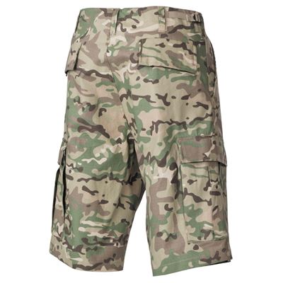 Short coupe américaine BDU rip-stop OPERATION CAMO MFH 01512X 2