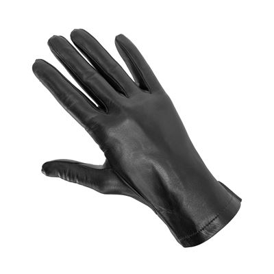Gants pour femmes FRANÇAIS en cuir NOIRS