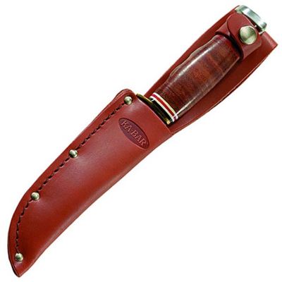 Couteau HUNTER petit manche en cuir KA-BAR 02-1232 2