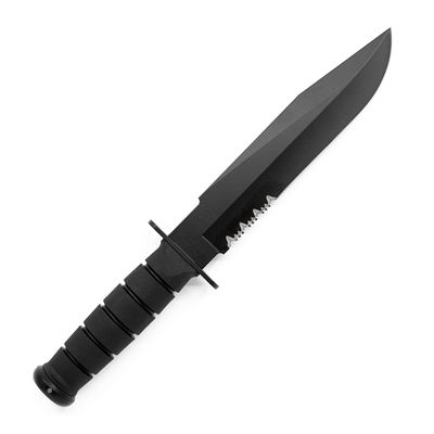 Couteau FIGHTER lame combinée NOIR KA-BAR 02-1271 2