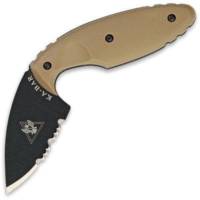 Couteau Ka-Bar TDI LAW ENFORCEMENT lame dentelée COYOTE BROWN