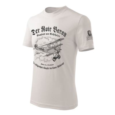 T-shirt triplan FOKKER DR.1 DREIDECKER BLANC