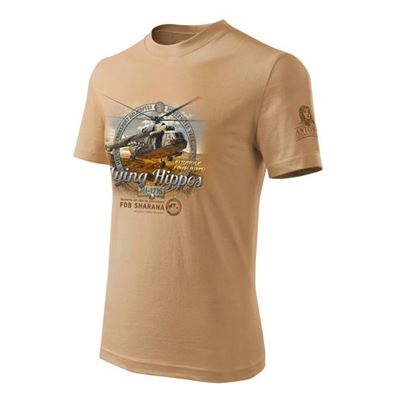 T-shirt avec hélicoptère Mi-171Š Flying Hippos