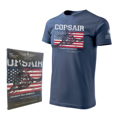 T-shirt VOUGHT F4U CORSAIR BLEU