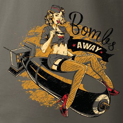 T-shirt BOMBS AWAY GRIS-VERT ANTONIO® 021445 2
