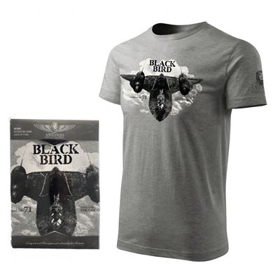T-shirt Lockheed SR-71 BLACKBIRD GRIS
