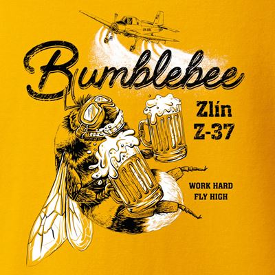 T-shirt ZLÍN Z-37 BUMBLEBEE JAUNE ANTONIO® 021454 2