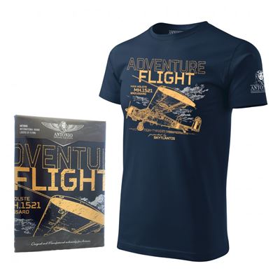 T-shirt ADVENTURE FLIGHT BLEU