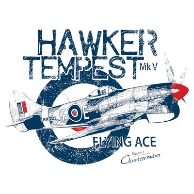 T-shirt RAF HAWKER TEMPEST BLANC ANTONIO® 0214661 3