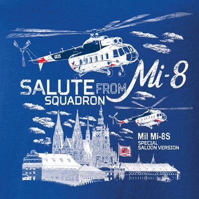 T-shirt Mi-8 SALUTE BLEU ANTONIO® 0214761 4