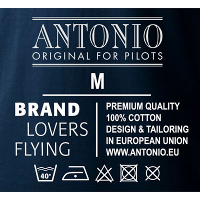 T-shirt avion d'entraînement L-29 DELFÍN BLEU ANTONIO® 0214831 4